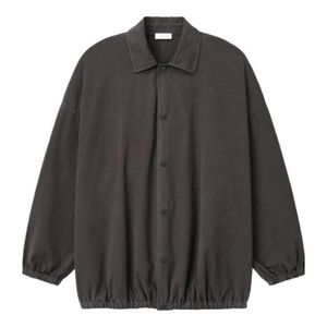 Fear Of God Grey Button-Up Shirt Jacket for men