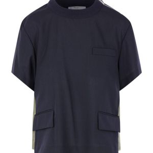 Sacai Blue Suiting Pullover