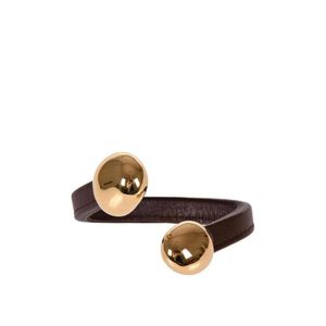 Bottega Veneta White Stoppers Cuff Bracelet