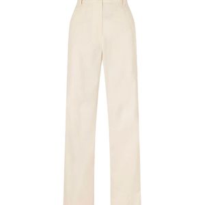 Dries Van Noten White Pincks Casual Pants