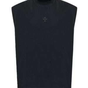 Vetements Black Crew-Neck Graphic T-Shirt
