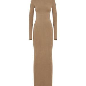 Entire studios Natural Long Sleeve Maxi Dress