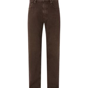 Zegna Brown Citye Wide-Leg Jeans for men