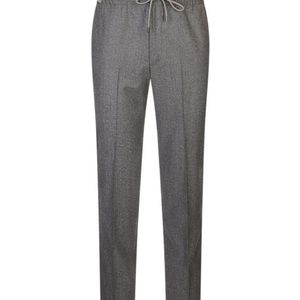 Corneliani Grey Drawstring Casual Pants for men