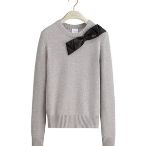 Dior Grey Wool-Cashmere Knitwear