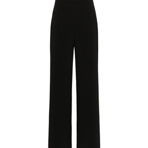Max Mara Black Wide-Leg Tailored Trousers