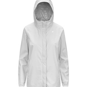 K-Way White Marguerite Stretch Dot Jacket