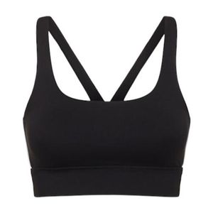 Sporty & Rich Black Simple Sports Bra