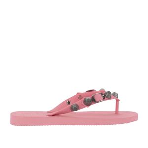 Balenciaga Pink Cagole Thong Sandals
