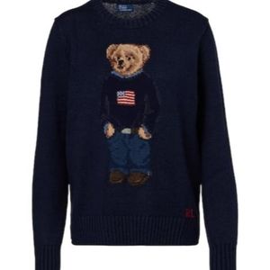 Polo Ralph Lauren Blue Classic And Versatile Sweater