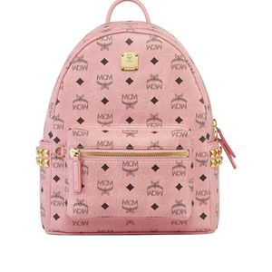 MCM Pink Stark Backpack