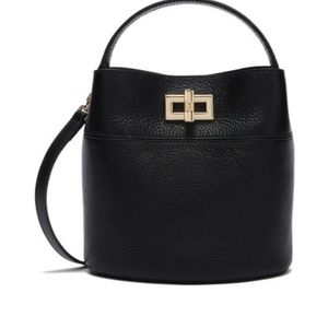 Furla Black Amelia Bucket Bag