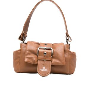 Vivienne Westwood Brown Small Hazel Handbag