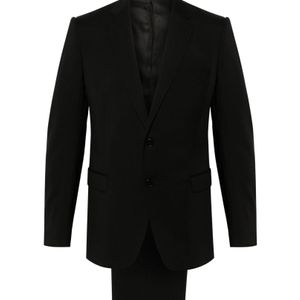 Emporio Armani Black Two-Piece Tailored Suit for men