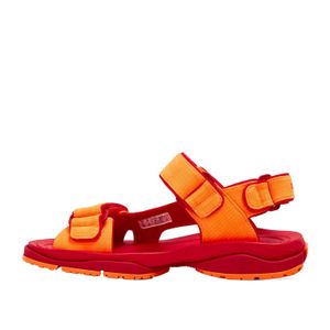 Balenciaga Red Sports Sandals