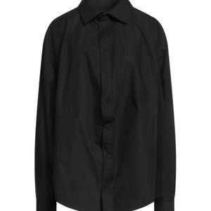 Balenciaga Black Solid Colour Shirts Blouses