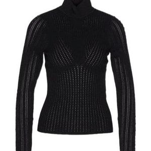 Liu Jo Black Long Sleeve High-Neck Jumper