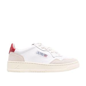 Autry White Medalist Low-Top Sneakers for men