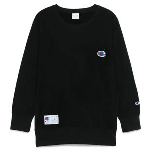 Undercover Black X Champion Logo-Patch Sweatshirt for men