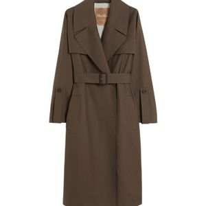 Max Mara Brown The Cube Amour Belted Coat