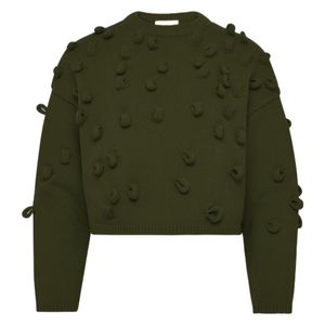 J.W. Anderson Green Jw Anderson Cropped Loop Jumper