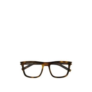 Saint Laurent White Eyewear Rectangular Frame Glasses for men
