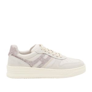 Hogan White H630 Logo Detailed Low-Top Sneakers