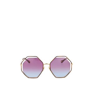Chloé Purple Chloé Eyewear Octagonal Frame Sunglasses