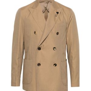 Lardini Natural Long Sleeved Suit Jacket for men