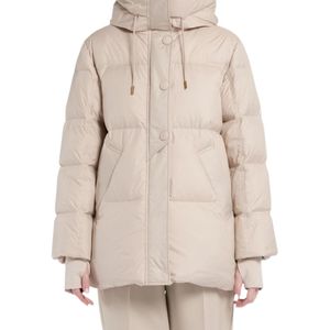 Marella Natural Quilted Down Jacket