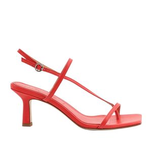 Aeyde Pink Elise Toe-Post Sandals