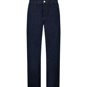Gucci Blue Solid Color Cargo Jeans