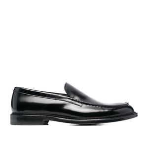 Doucal's Black Round Head Business Casual Shoes for men