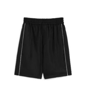 Jil Sander Black Fluid Viscose Shorts for men