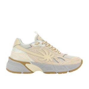 Palm Angels White Palm Patch Low-Top Sneakers