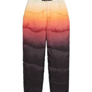 Casablanca Red Gradient Quilted Casual Pants for men