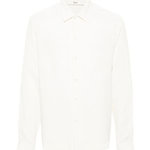 Séfr White Crepe Shirt for men