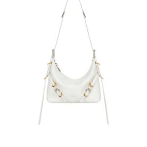 Givenchy White Mini Voyou Logo Detailed Shoulder Bag
