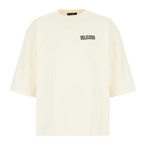 Willy Chavarria White Willys Taco Shop Oversized T-Shirt for men