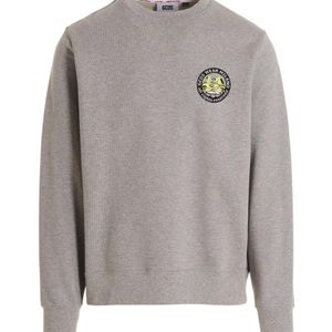 Gcds Grey Spongebob Italico Logo Printed Sweatshirt for men