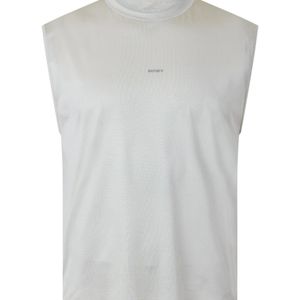 Satisfy Grey Solid Running Vest for men