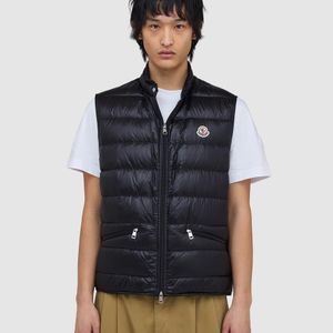 Moncler Black Gui Down Vest for men