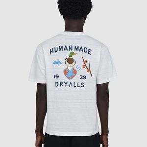 Human Made White Duck On Top Of The World T-Shirt for men