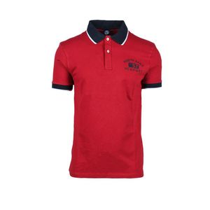 North Sails Red Multicolor Cotton Polo Shirt for men