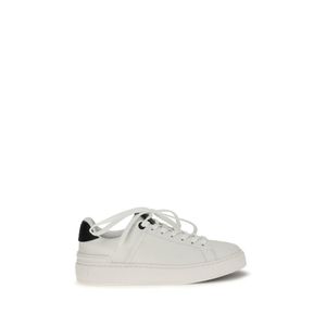 Balmain White B-Court Sneakers