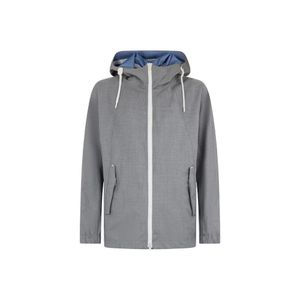 Herno Gray Virgin Wool Shell Jacket for men