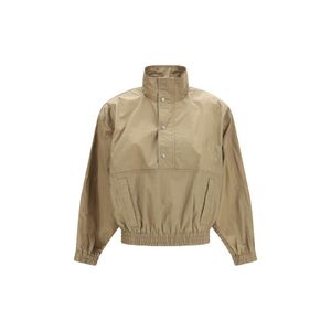 Saint Laurent Natural Beige Polyester Shell Jacket