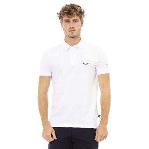 Baldinini Black And White Cotton Polo Shirt for men