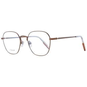 Zegna Metallic Bronze Titanium Glasses (frames) for men