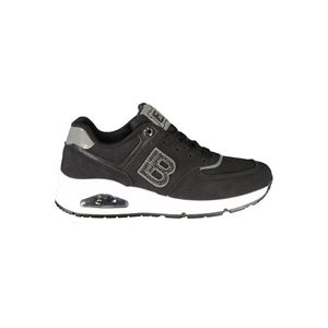 Laura Biagiotti Black Polyurethane Sneaker